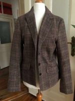 Blazer braun-kariert mit Ellbogenpatches, Gr. 40 Berlin - Schöneberg Vorschau