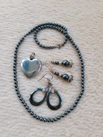 Schmuck Set Ohrringe Medaillon Herzmedaillon Kette Silber Sachsen-Anhalt - Halle Vorschau