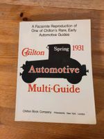 Chilton Automotive Guide 1931, Specs + Verkaufszahlen Sachsen - Bautzen Vorschau