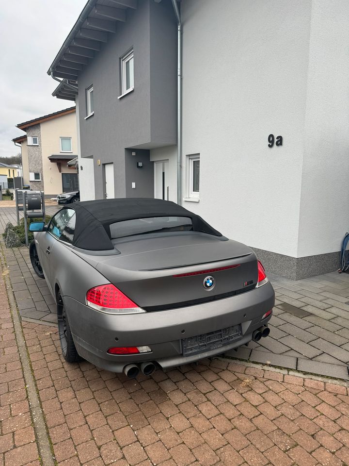 BMW 630i Cabrio Automatik  Umbau 20 Zoll Matt grau foliert in Hofheim am Taunus