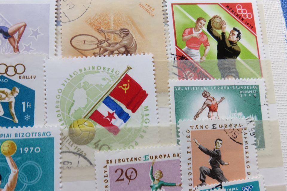 Briefmarken  Konvolut  Sport  Olympiade Ungarn in Eging am See