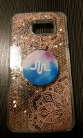 Handy Hülle Glitzer Samsung S6 mit Musicaly Popsocket TIK TOK Niedersachsen - Wunstorf Vorschau