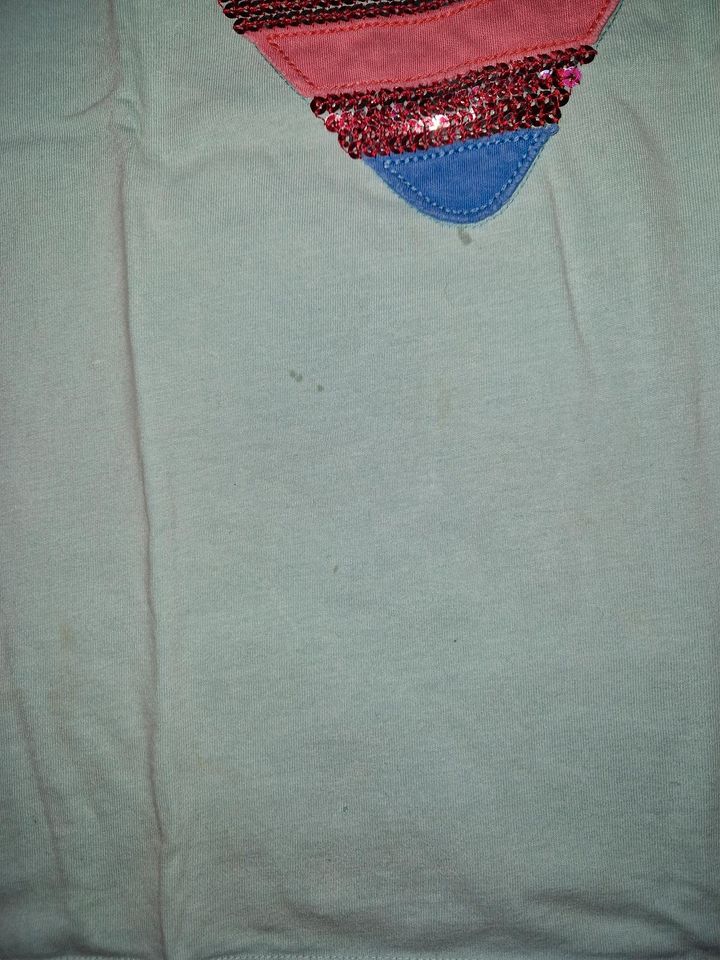 Frugi T-Shirt Pailletten, Gr.122/28 in Frankenberg (Eder)