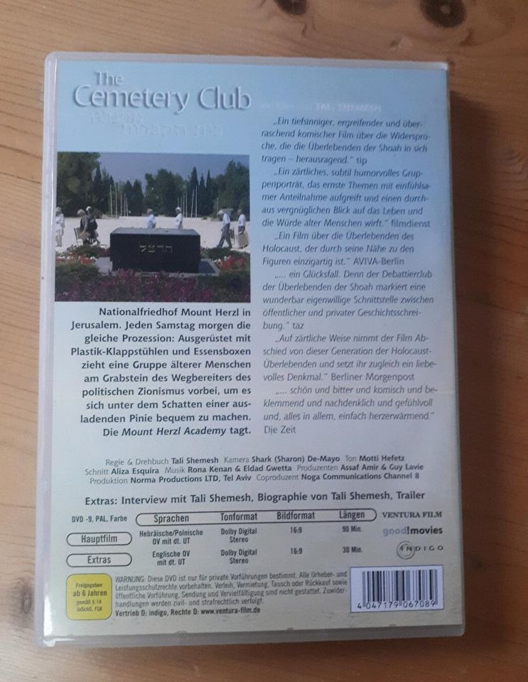 The Cemetery Club Dokumentarfilm DVDTali Shemesh Israel in Obergünzburg