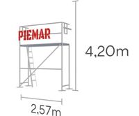 Gerüst Fassadengerüst 2,57x4,2m Baugerüst Alugerüst | piemar.de ! Baden-Württemberg - Schwäbisch Hall Vorschau