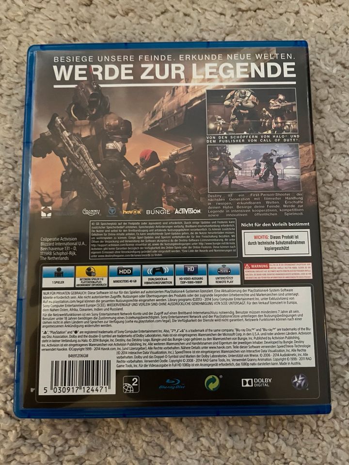 PS4 Destiny Spiel in Hürth