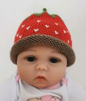 Baby - Mütze "Kleine Erdbeere" Sachsen - Großdubrau Vorschau
