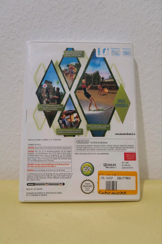 Nintendo WII Spiel, SIMS, gebraucht, sehr guter Zustand in Ludwigshafen