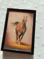 kl. Original Pastell Zeichnung Pferd Haflinger Tierportrait Kunst Baden-Württemberg - Wehr Vorschau