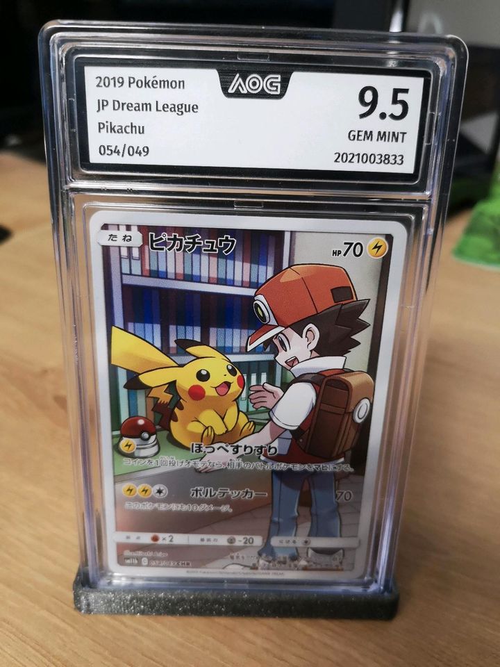 Pokemon Karte, Pikachu Dream League, FullArt, Japan AOG/PSA 9,5 in Triftern