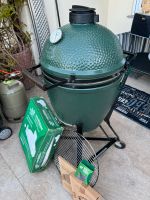 Large Big Green Egg Holzkohlrgrill mit Rollnest + Zubehör Baden-Württemberg - Stockach Vorschau