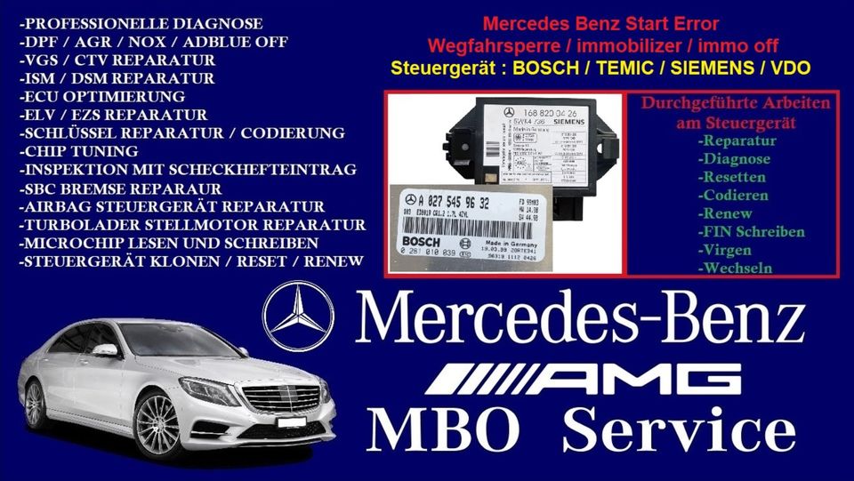 Mercedes Benz Wegfahrsperre / immobilizer / immo Deaktivierung in Hürth