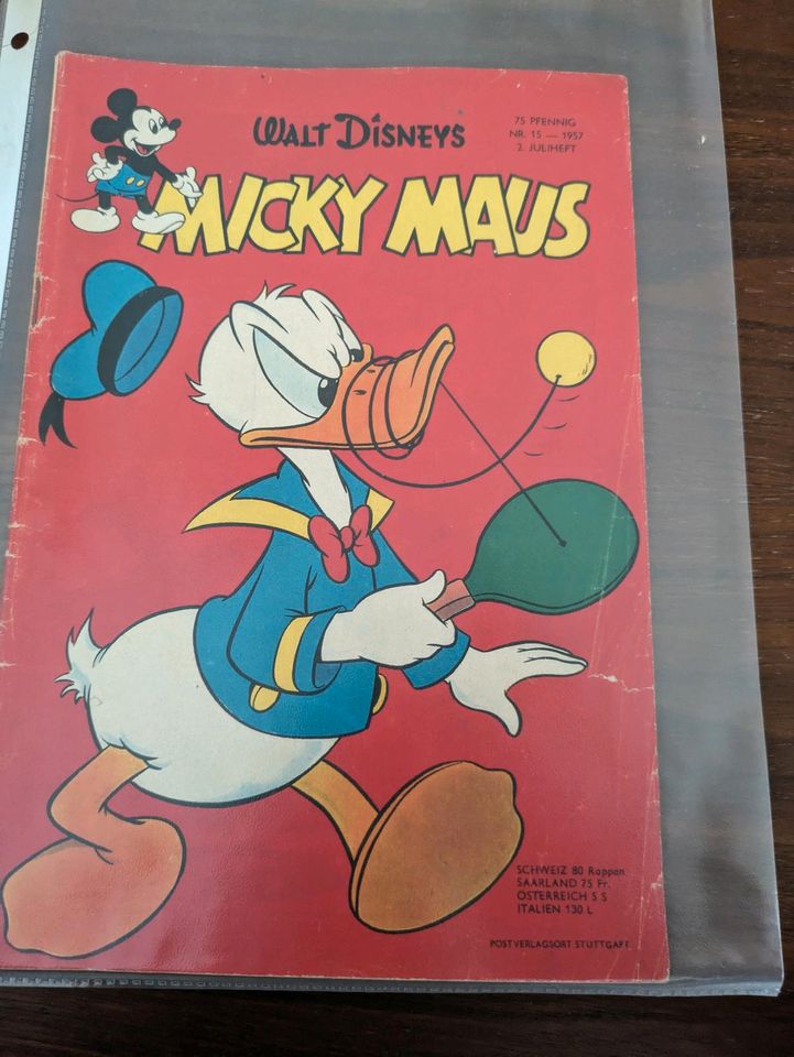 Comics 1950er und 1960er Jahre - Walt Disney Micky Maus in Langenfeld
