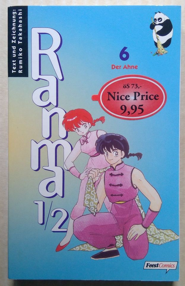 Ranma 1/2 Band 1-4 und 6, Manga (Feest Comics ab 1999) in Donauwörth