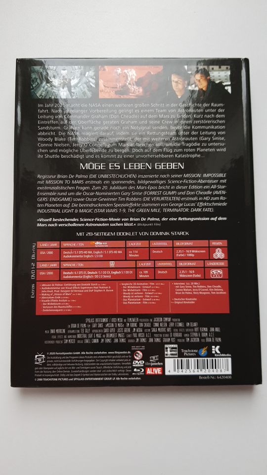 Mission to Mars - Blu Ray DVD Mediabook in Berlin