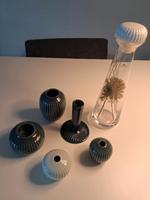 Kähler Hammershoi Kerzenhalter Vase blau/hellblau weiß Schleswig-Holstein - Handewitt Vorschau
