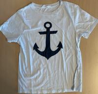 Weißes Shirt mit Ankeraufdruck H&M Hessen - Hochheim am Main Vorschau