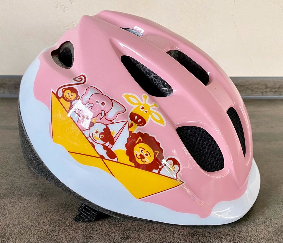 Kinder Fahrradhelm BTWIN rosa - wie NEU !! in Bochum