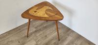 #A DDR Mid Century Klubtisch Nierentisch Beistelltisch Intarsien Sachsen - Burgstädt Vorschau