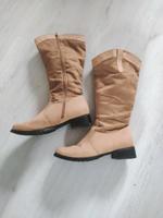 Damen - Stiefel - Cowboy - Gr.40 - braun - vegan - Bonprix Schleswig-Holstein - Mittelangeln Vorschau