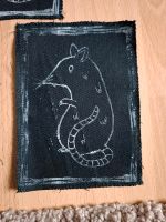 Patch Ratte Punk Gothic handgemacht Sachsen-Anhalt - Dessau-Roßlau Vorschau