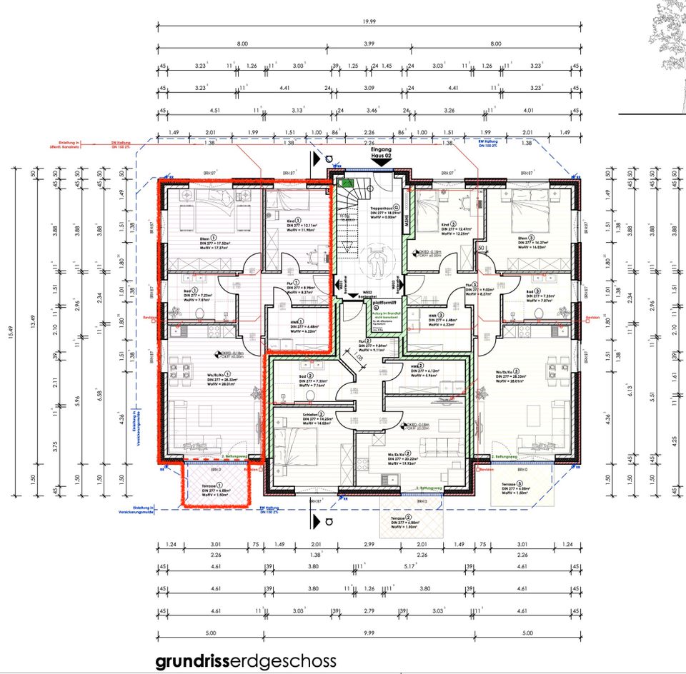 Barrierefreie EG-Wohnung in zentr. Lage von WOL OT Völlenerfehn in Westoverledingen