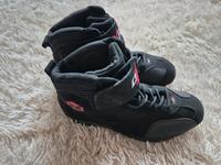 Motorradschuhe 38 39 schwarz rot DXR neuwertig Nordrhein-Westfalen - Neuenkirchen Vorschau