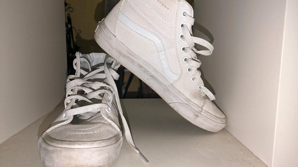 Vans Größe 38 weiß Sneaker Schuhe Damen in Düsseldorf