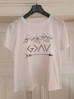Shein Damen T-Shirt weiß Gr. M Glaube "God ist greater" Thüringen - Weimar Vorschau