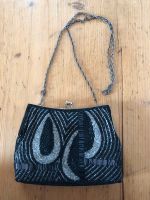 Tasche Clutch schwarz Silber Perlen Muster vintage Glitzer Rheinland-Pfalz - Koblenz Vorschau