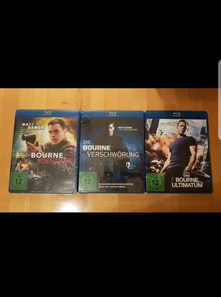3 Blu-ray - Bourne Reihe, OVP, Filmsammlung, Movie, Filme in Poppenhausen