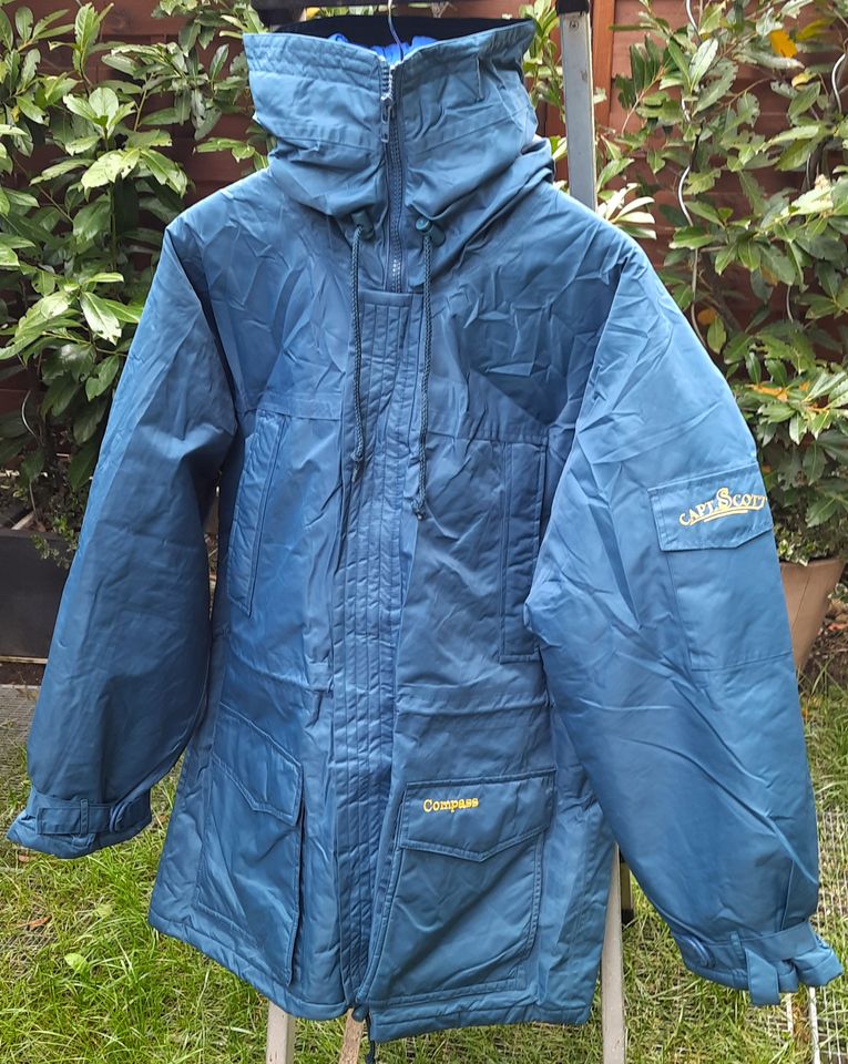 Segeljacke Compass Capt. Scott Gr. L blau-türkis - Regenjacke in Augsburg