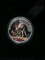 Känguru / Kangaroo 2022 - 1 oz Silber HighRelief Coloriert Hessen - Schöneck Vorschau