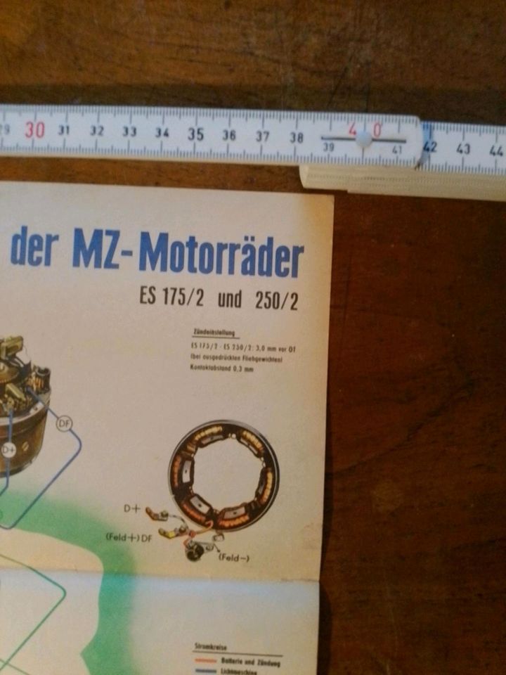 MZ ES 175/2 250/2 250 Schaltplan DDR Zschopau in Leipzig