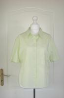 Hemdbluse Kurzarm Bluse limette gelb grün Gr. 46 Hessen - Großenlüder Vorschau