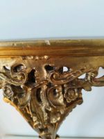 Antike KONSOLE goldfarbig mit Marmorplatte SEHR DEKORATIV Schleswig-Holstein - Bosau Vorschau