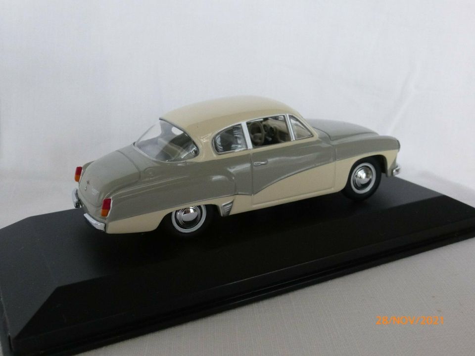 Minichamps Wartburg 311 Coupe 1:43 grau weiß in Börslingen