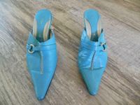 Damen Schuhe Sandalen Pumps Größe 37 Blau 6,5 cm Absatz Sachsen-Anhalt - Holzweißig Vorschau