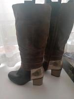 Tamaris echt Leder Wildleder Stiefel gold braun Größe 40 Neu Bayern - Fürth Vorschau