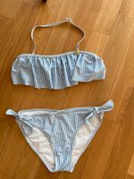 H&M Bikini blau weiß gestreift Hamburg-Nord - Hamburg Eppendorf Vorschau