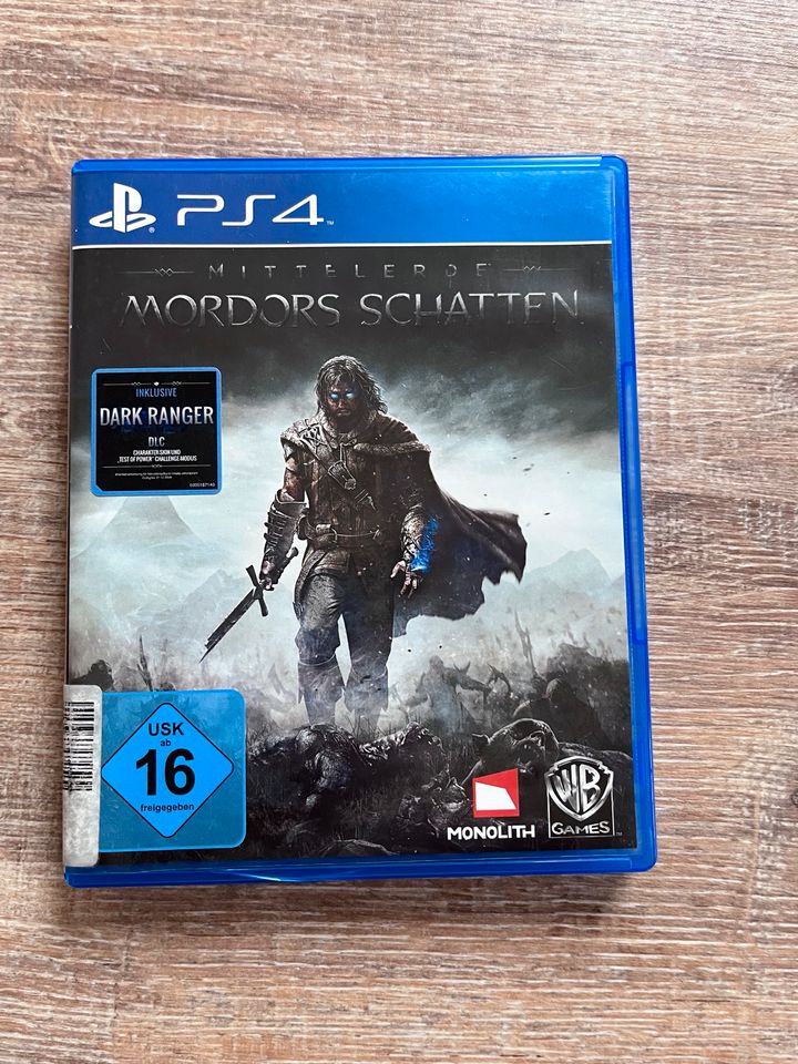 * PS4 Mittelerde Mordors Schatten, Spiel in Wolfsburg