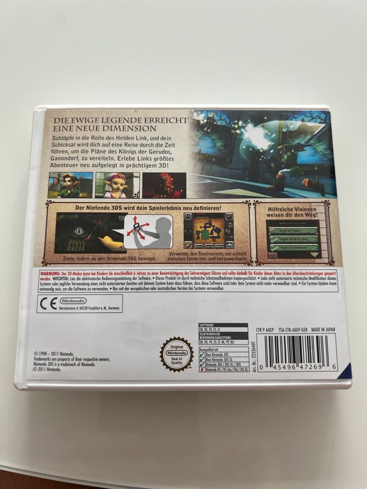 Zelda ocarina of Time Spiel Nintendo 3DS in Hanau