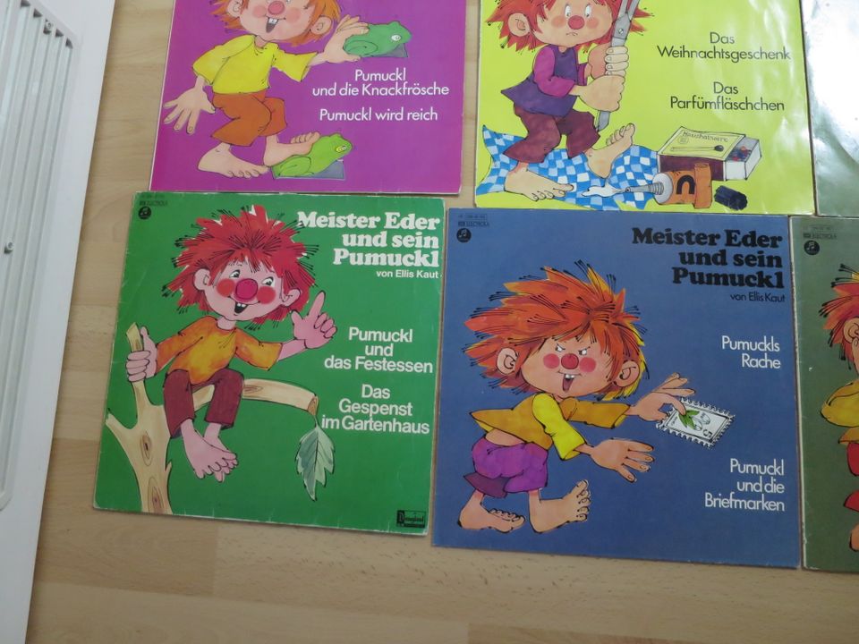 19 Schallplatten Meister Eder und sein Pumuckl 70er Jahre je in Bayreuth