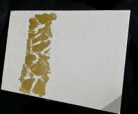 Abstrakte Blattgold Struktur Malerei auf Leinwand 50x70 Sachsen-Anhalt - Osterwieck Vorschau