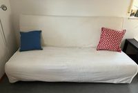 Schlafsofa/Klappbett von Ikea mit weißem Überzug Bayern - Pfaffenhofen a. d. Roth Vorschau