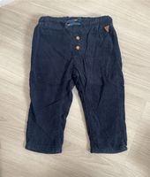 Gefütterte Cordhose H&M Größe 74 dunkelblau Hessen - Münster Vorschau