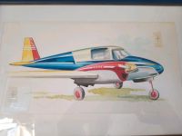 50er Jahre Flugzeug - Original Zeichnung für Kinderbuch Köln - Nippes Vorschau