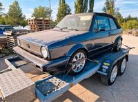 VW Golf 1 Cabrio 1,8 98 PS 2H , Schlachtfest, KEIN GTI 16V Sachsen-Anhalt - Dessau-Roßlau Vorschau