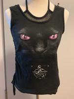 Sexy Shirt Gr.S Katze mit Pentagramm Hessen - Nidda Vorschau