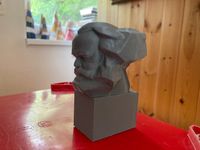 Karl Marx Monument - Chemnitzer Nischel (ca.12cm hoch, 3D Druck) Sachsen - Chemnitz Vorschau